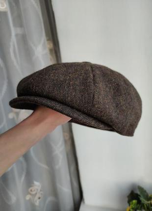 Вовняна кепка восьмиклинка jaxon james кашкет картуз хуліганка жиганка фуражка stetson barbour harris tweed