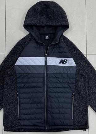 Реглан фліс комбі new balance (usa) р.m,l,xl (new!оригінал!full sale)
