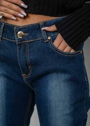 Джинсы женские slim fit, цвет синий, 244rk016