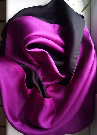Подарок подарок шелковый шарф фуксия