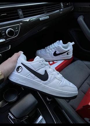 Мужские кроссовки nike air force 1 yin yang white