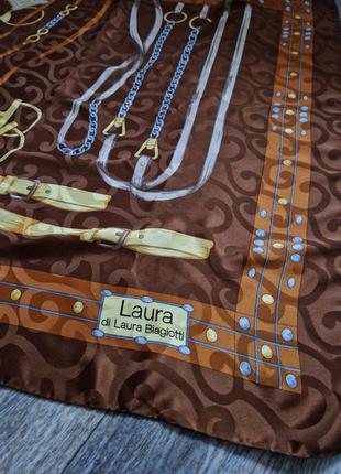 Шовкова хустка шёлковый платок laura biagiotti