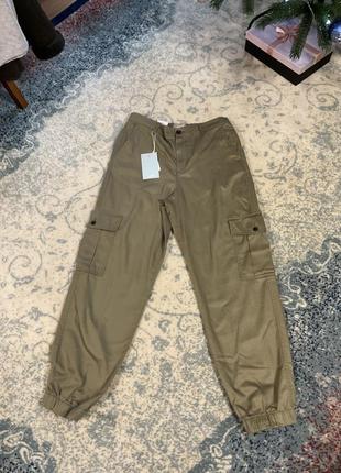Штани карго - хакі jj xx
