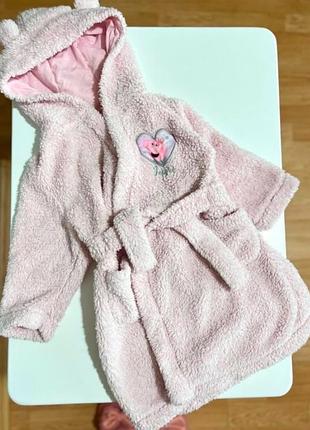 Халат теплий на дівчинку