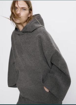 Очень стильный,зимний теплый костюм zara(р s-m)оригинал