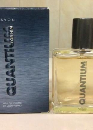 Мужская туалетная вода avon quantium (50 мл) avon