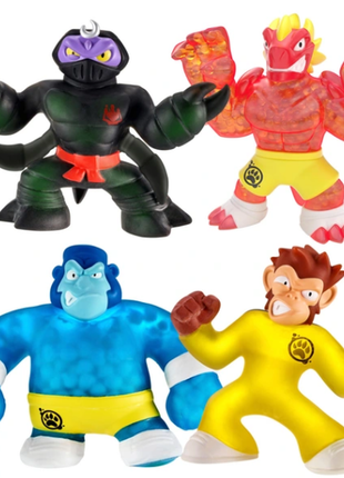 Goo jit zu стретч-антистресс сквиш scorpius simian silverback blazagon origins squad figure pack