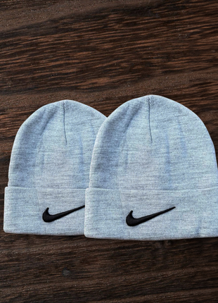 Зимова шапка nike / чоловіча шапка nike / спортивна шапка / жіноча шапка найк /футбольна шапка