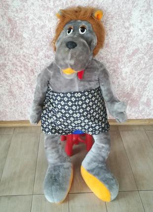 Волк мягкий 110см