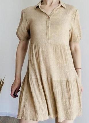 🌹классное 👗 платье ярусное лен,коттон 🌺