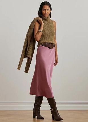 Ralph lauren original. шикарная сатиновая юбка р s/m