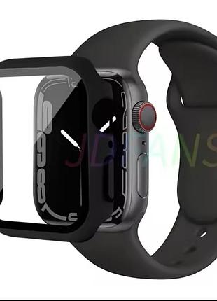 Захисне скло та ремінець на годинник apple watch series 7 45 mm
