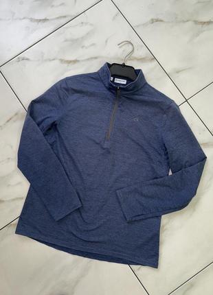 Спортивная кофта лонгслив зипка calvin klein golf 11-12 лет 146-152 см