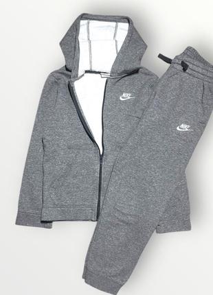 Nike костюм спортивный оригинал штаны худи на флисе