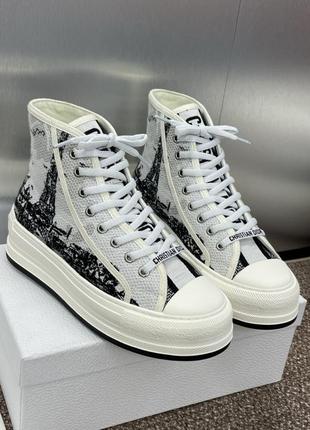 Кеди dior високі