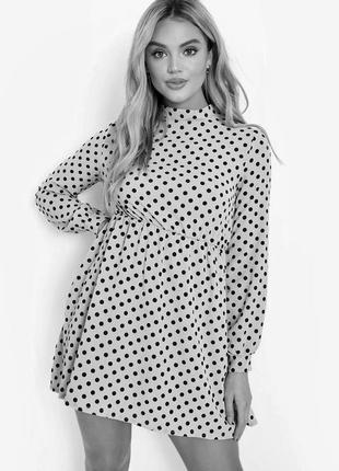 🥰 новое! платье в горошек boohoo