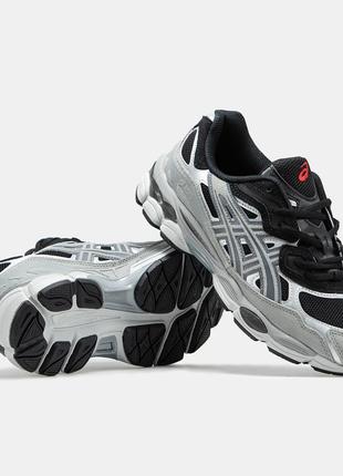 Мужские кроссовки asics gel nyc grey black 40-41-42-43-44-45