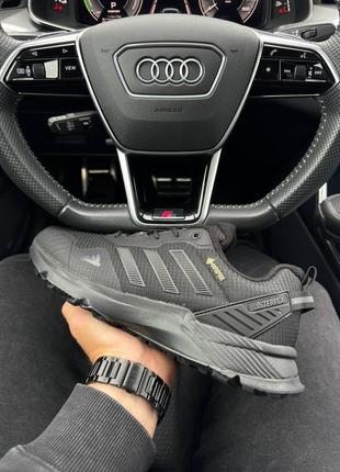 Термо кроссовки мужские adidas terrex black2 фото