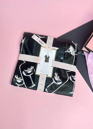Піжама victoria's secret glazed satin short pajama set