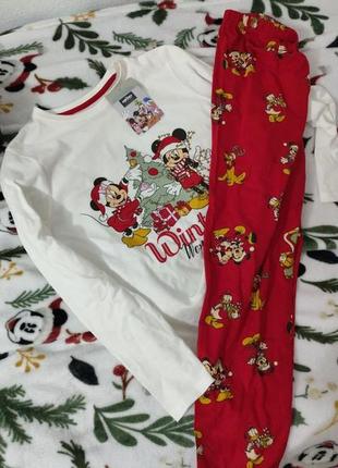 Коттоновая пижама минные маус дисней