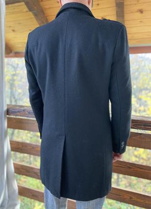 Фірмове стильне якісне натуральне двобортне пальто3 фото