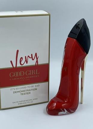 Carolina herrera good girl very 80ml тестер оригинала
