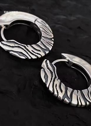 Сережки зі срібла