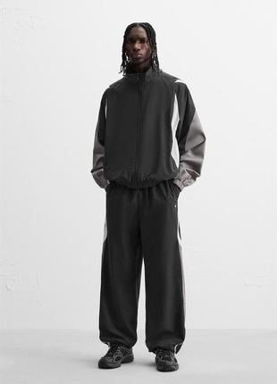 Куртка мужская с блоками zara new