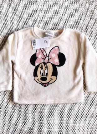 Нова дитяча тепла кофта, minnie mouse, на 18-24 місяців
