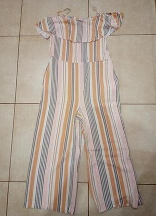 Комбинезон из вискозы с рюшами на бретелях, туречки, 48 р lc waikiki
