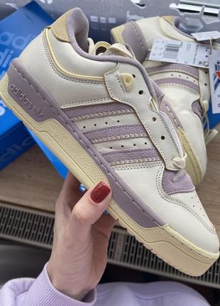 Adidas originals rivalry 86 low кросівки колір бежевий if46647 фото