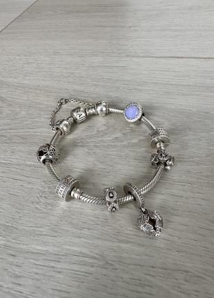 Pandora оригинальный серебряный браслет пандора