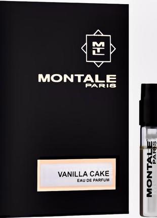 Парфюмированная вода унисекс Montale vanilla cake 2 мл