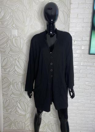 Трикотажний піджак жакет кардиган великого розміру батал mona lisa, xxxxxl 62р