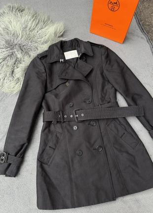Графитовый тренч zara