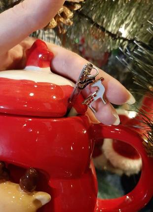 Різдвяна святкова чашка з пряником / новорічні чашки з різдвяним декором чашки...