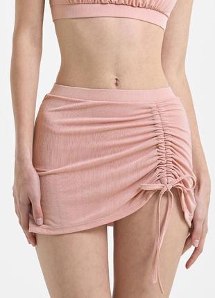Юбка рожева