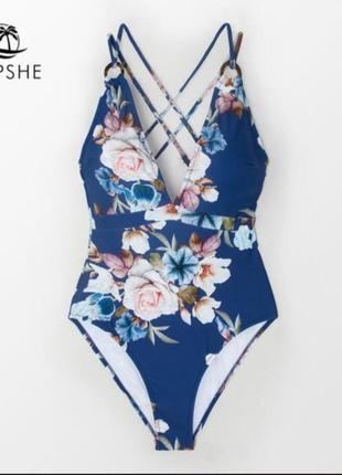 Слитный купальник с паралоном