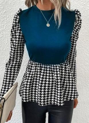 Блуза блузка кофтинка shein xl uk 16
