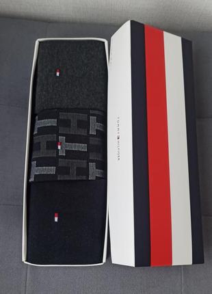 Носки набор оригинал tommy hilfiger 3 пары7 фото