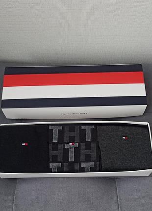 Носки набор оригинал tommy hilfiger 3 пары8 фото