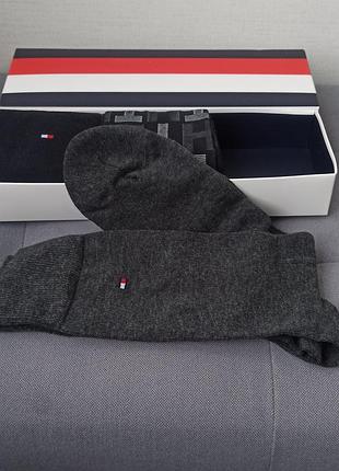 Носки набор оригинал tommy hilfiger 3 пары4 фото