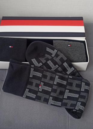 Носки набор оригинал tommy hilfiger 3 пары2 фото