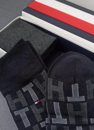 Носки набор оригинал tommy hilfiger 3 пары6 фото