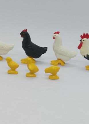 Курица петуха цыпленка playmobil