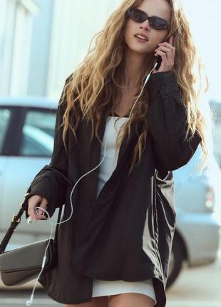 Куртка, рубашка дута водоотталкивающая zara oversize