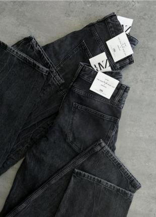 Джинсы zara оригинал мом (mom)