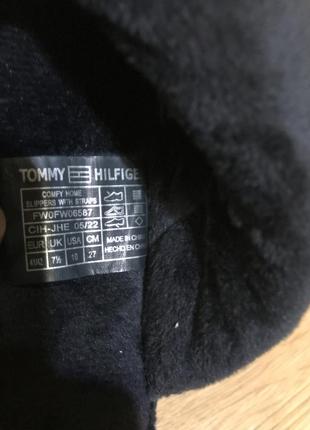 Tommy > hilfiger  тапки домашні 3