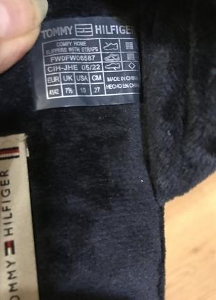 Tommy > hilfiger  тапки домашні 8