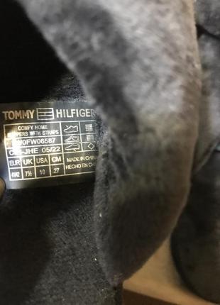 Tommy > hilfiger  тапки домашні 9